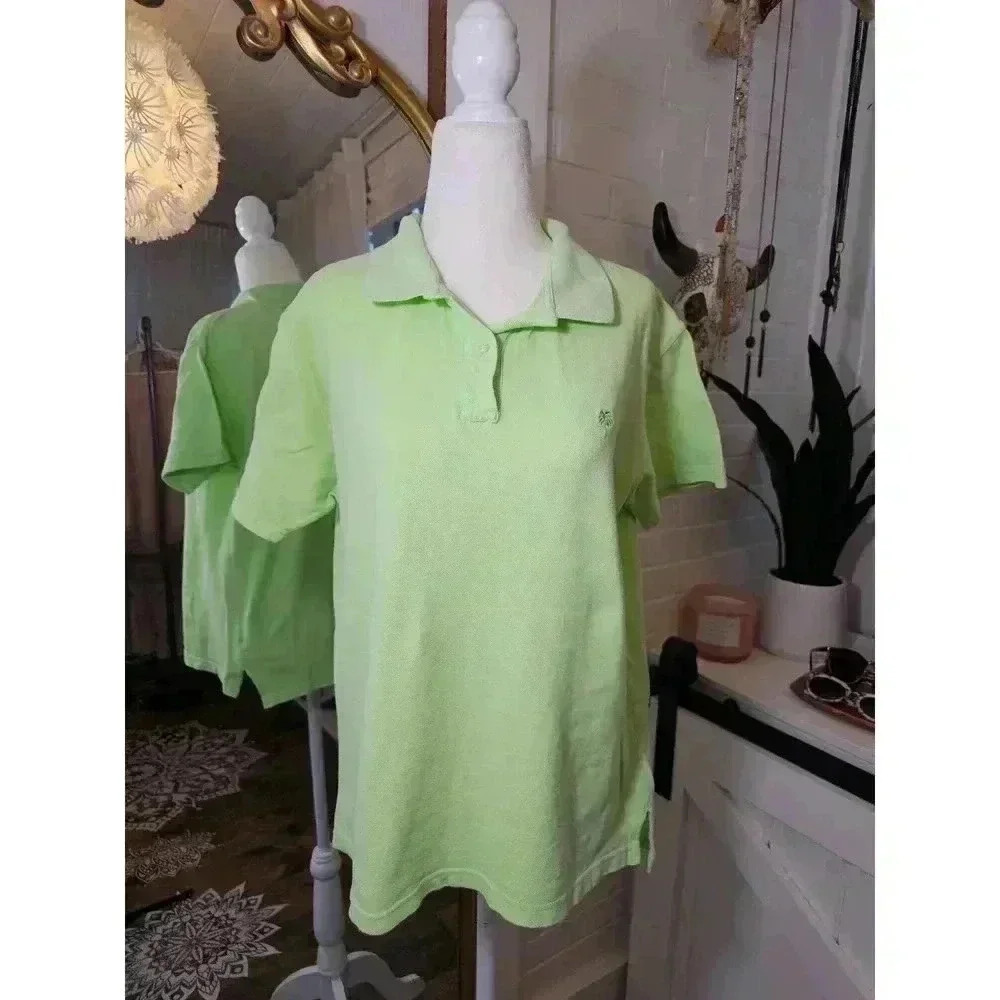 Lilly Pulitzer Women's Size M Green Polo Shirt